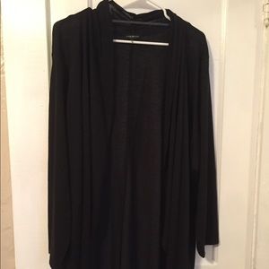 Lane Bryant Black Cardigan lightweight 26/28 Hacci
